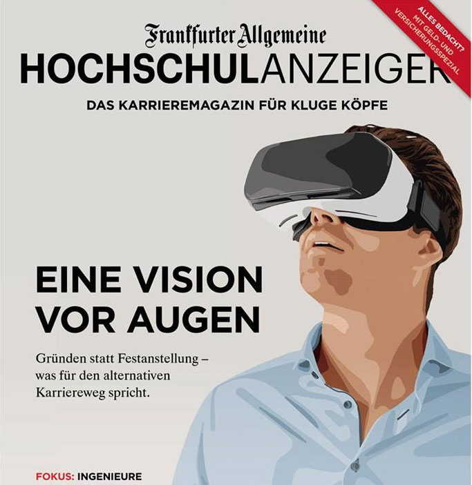 Frankfurter Allgemeine profiled Zana`s cofounder and CEO Dr. Julia Hoxha on its June´s edition of the University Magazine on the topic "Working independently / Founding out of conviction".